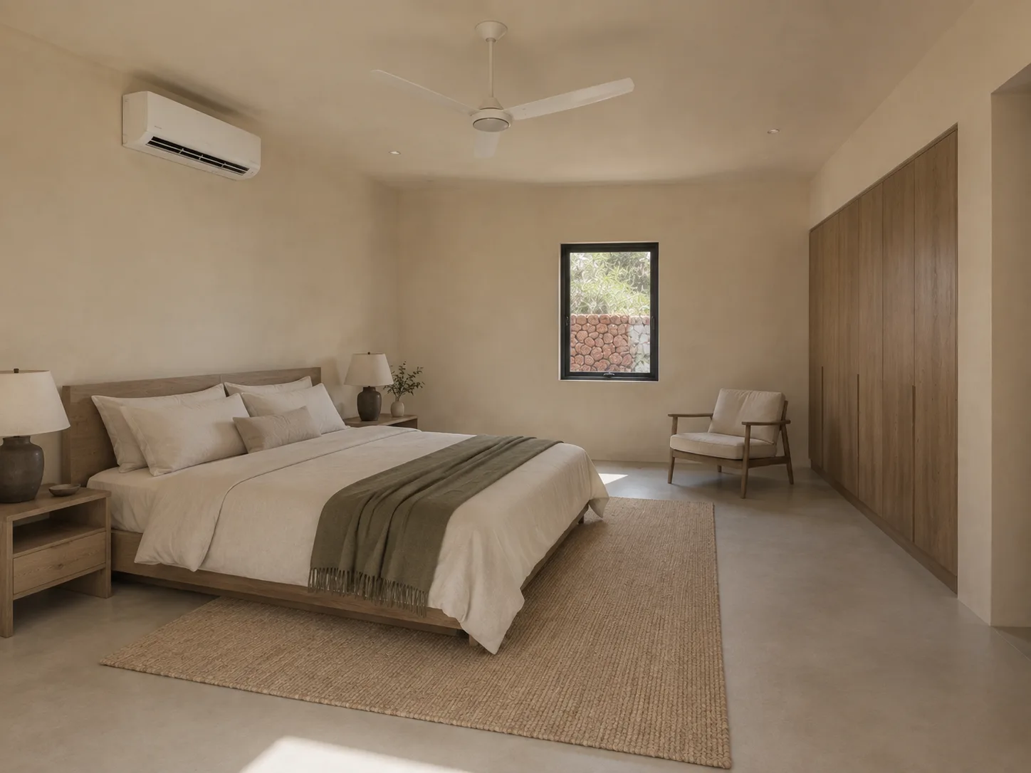 The primary bedroom