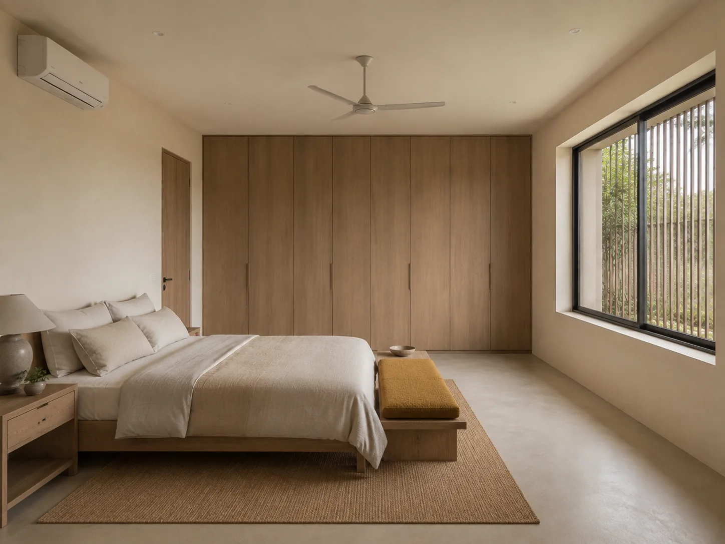 The primary bedroom